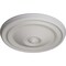 Ekena Millwork Reece Ceiling Medallion (Fits Canopies up to 2 3/8"), Hand-Painted Ultra Pure White, 12"OD x 1 3/4"P CM12REUWF - alternate 2